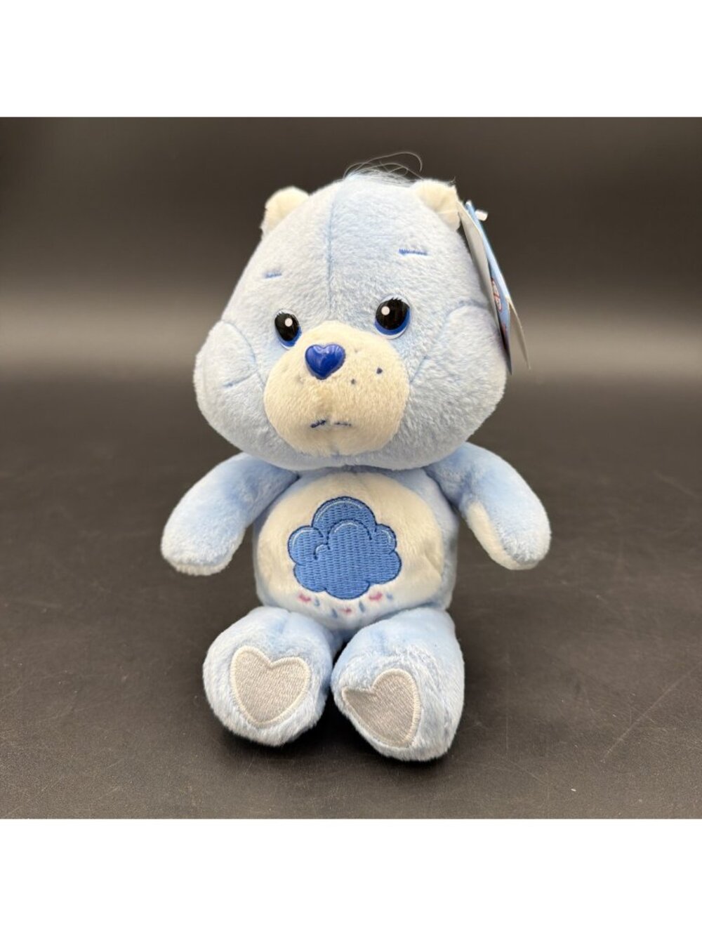 Care Bears Grumpy Bear 20th Anniversary 8" Blue Cloud Plush With Tag 2002
